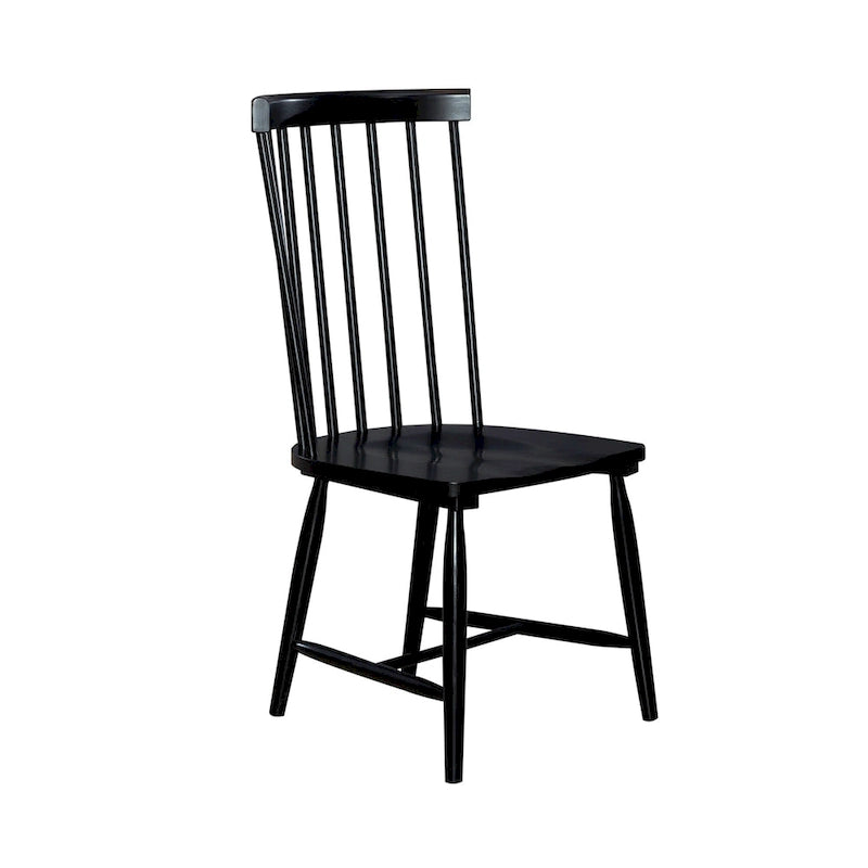 Set da pranzo rettangolare per 7 persone, bianco e nero, stile rustico