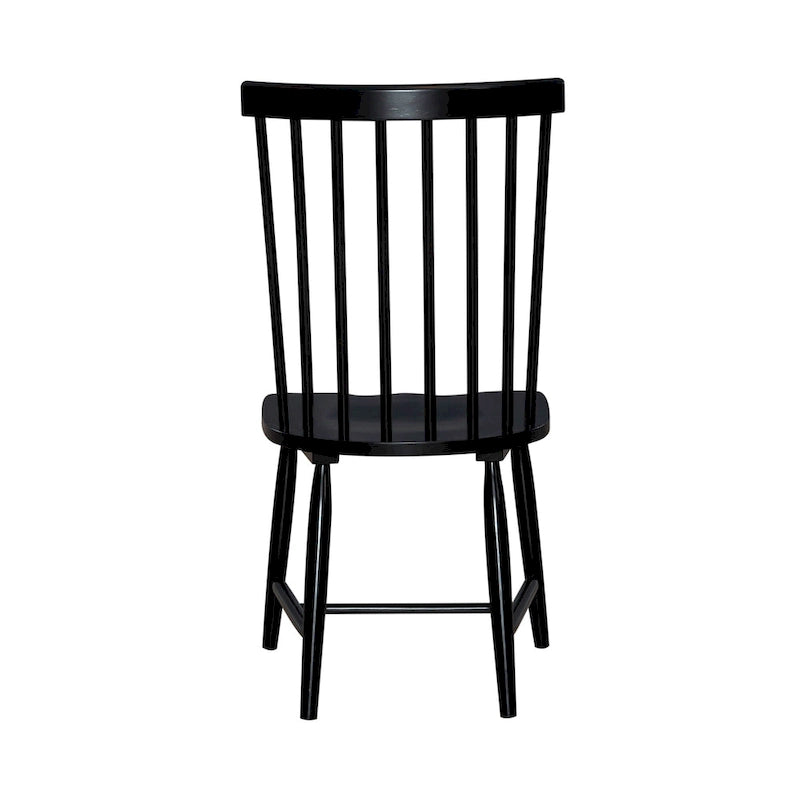 Set da pranzo rettangolare per 7 persone, bianco e nero, stile rustico