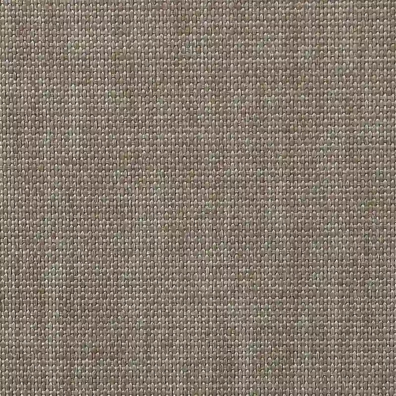 Sedie da pranzo con rivestimento color cuoio e borchie, struttura in legno grigio anticato, set da 2
