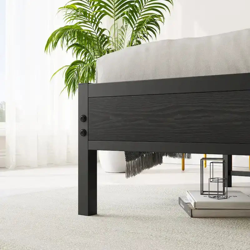 Letto a piattaforma grigio con testiera contenitore e stazione di ricarica, singolo/matrimoniale/queen, 1-2 persone