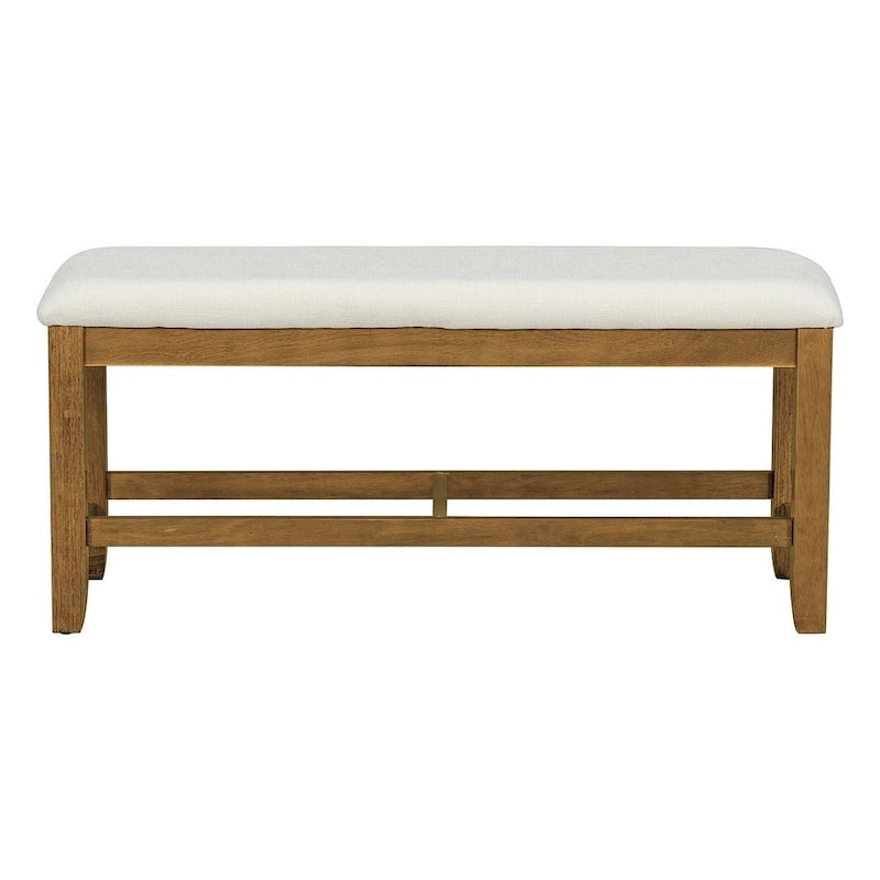 Set da pranzo country/rustico marrone scuro/naturale, 6 posti, allungabile