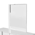 Furniture of America Erina Modern Glossy 2-Piece 6-Drawer Dresser and Mirror Set