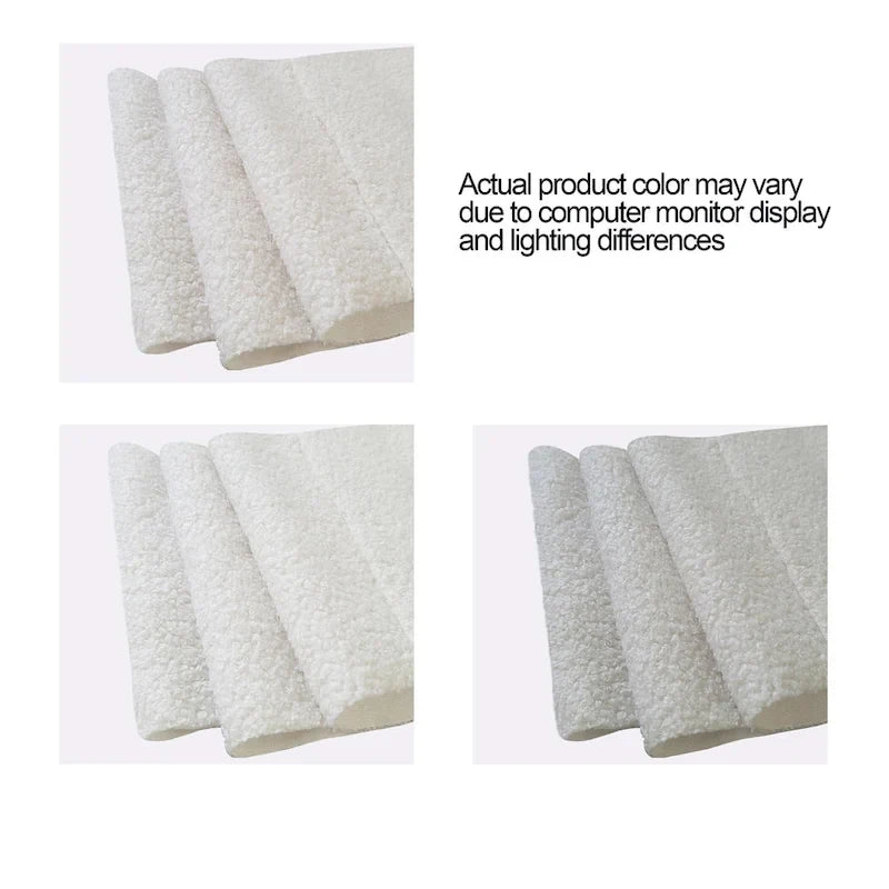 Divano letto singolo a due posti in velluto e bouclé beige/avorio con 2 cassetti